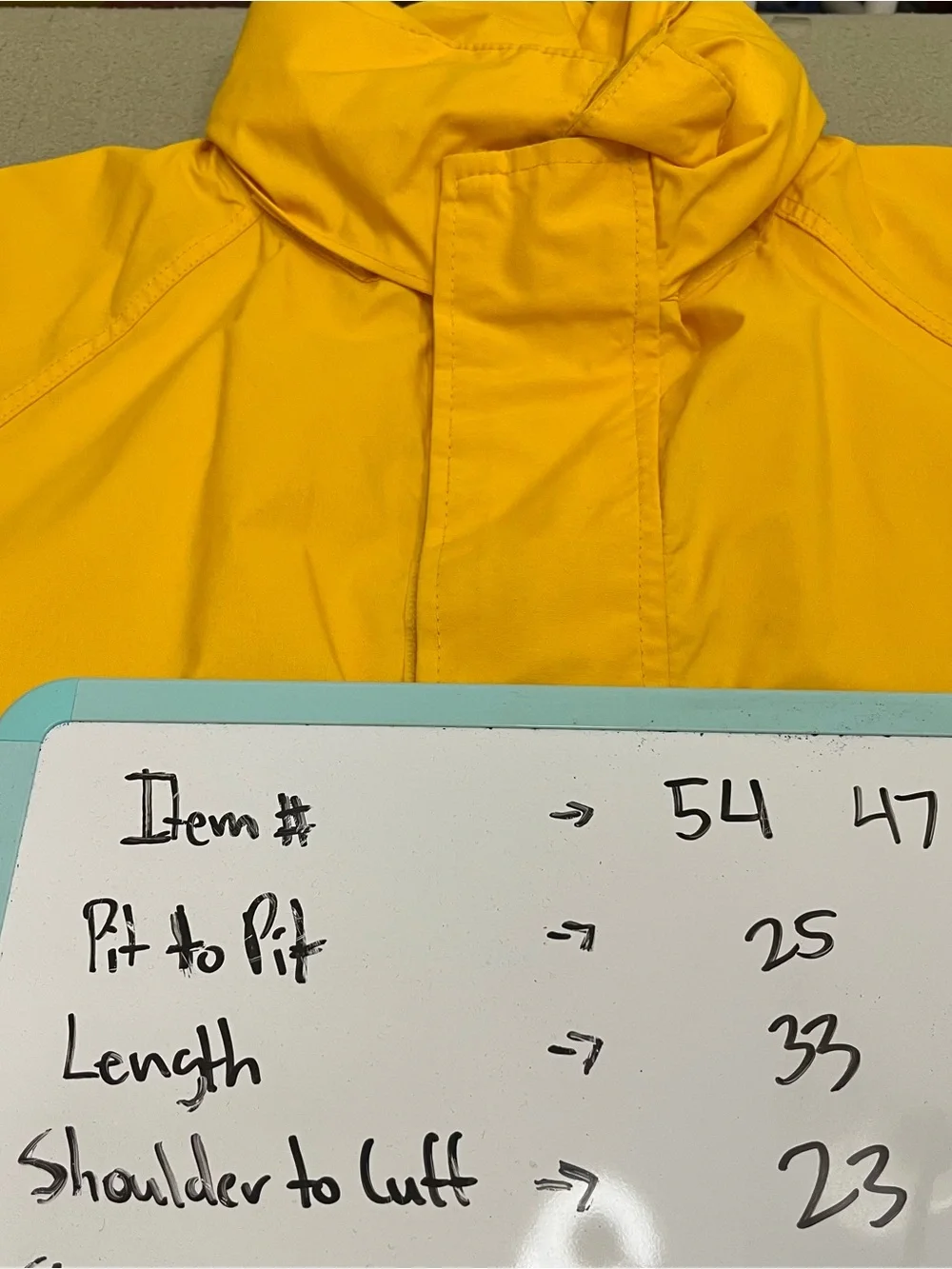 Vintage LL Bean Jacket Mens Extra Large XL Yellow Raincoat Gore Tex USA Made 80s